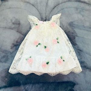 Toddler boutique fancy flower dress
